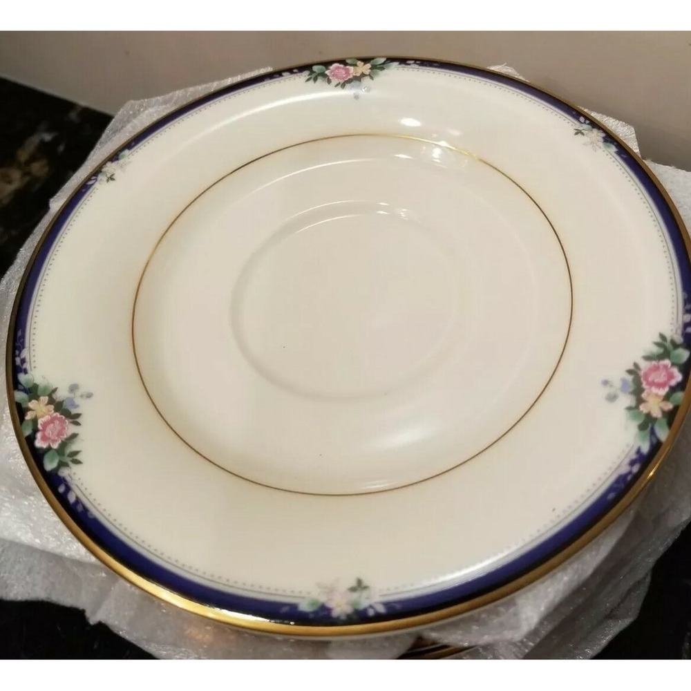 Vintage MIKASA Imperial Rose Saucer Plate LAN04 Japan Fine Ivory China 6.25"